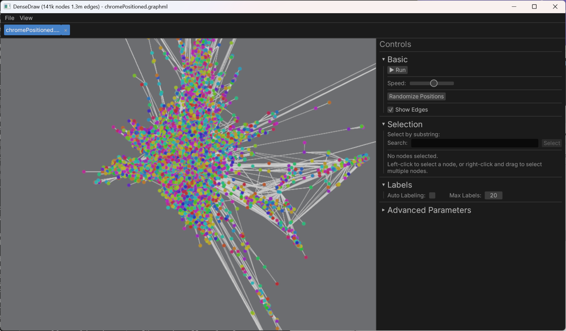 DenseDraw Application Interface